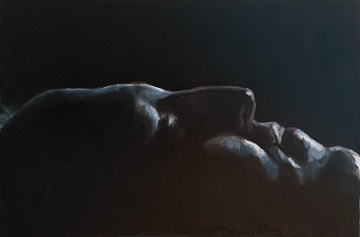 Man’s Head in Profile