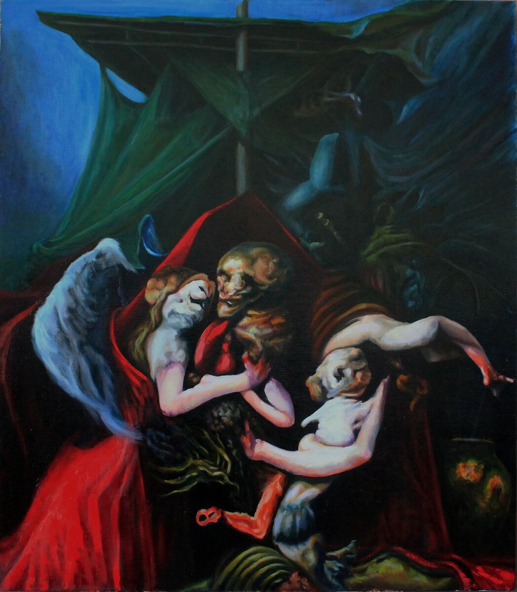 Medea, canvas, oil, 2022